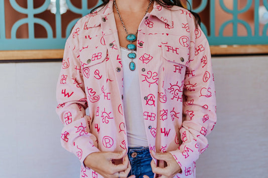 3D Print Branded Corduroy Shacket