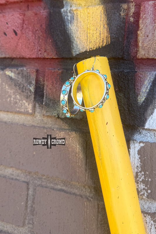 Montana Turquoise Hoops