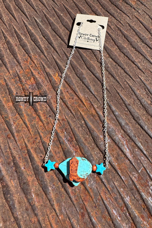 Starry Boot Necklaces