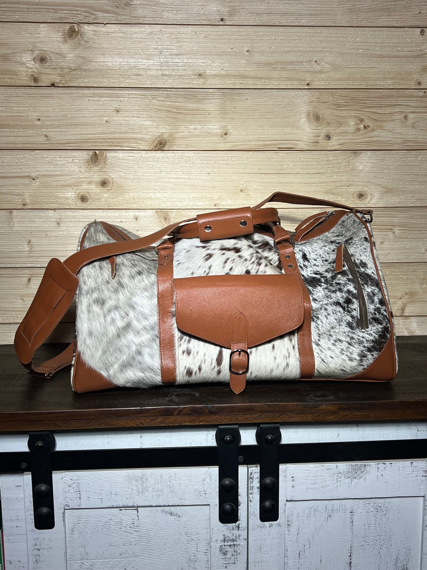 Cowhide Duffle