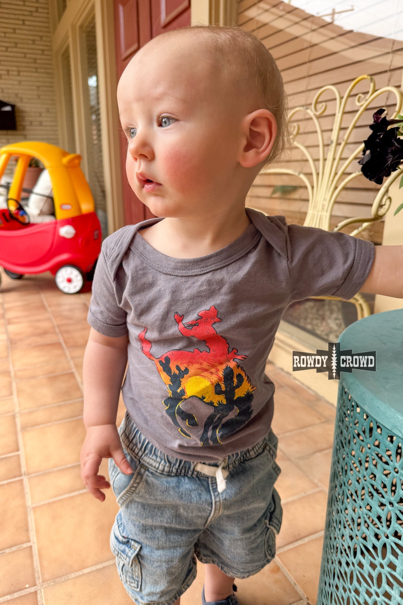 KIDS Bowie Bronc Onesie