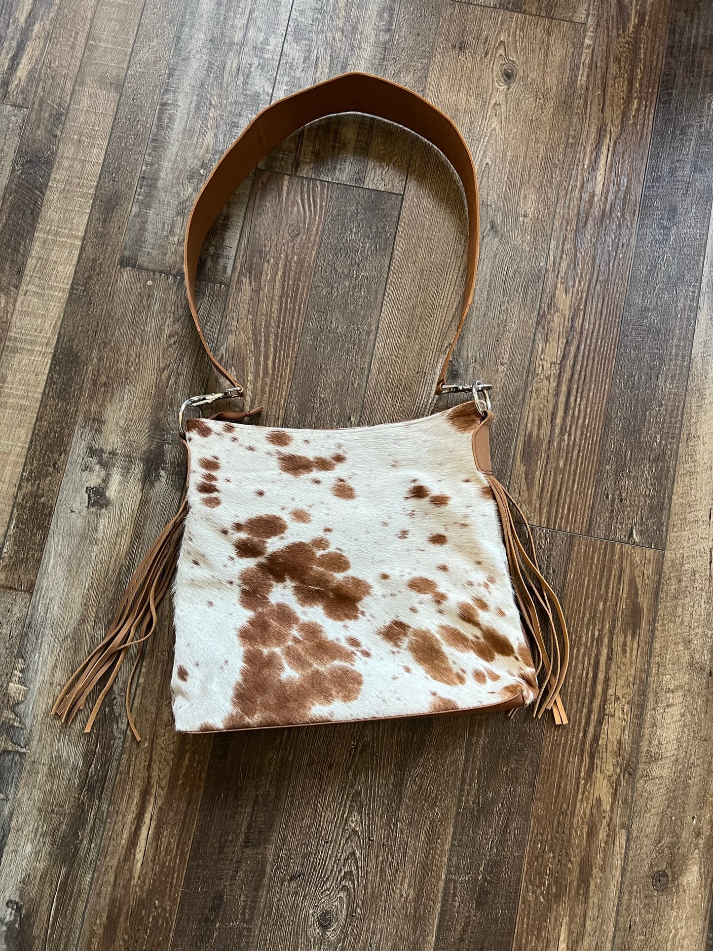 The Brown Cowhide Purse