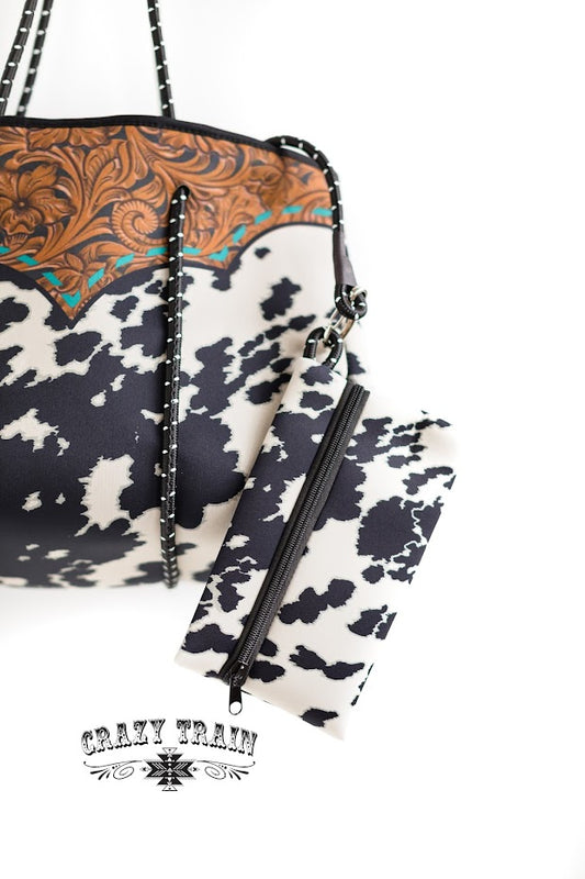 Tote- All Dream Bag * Cowhide Print