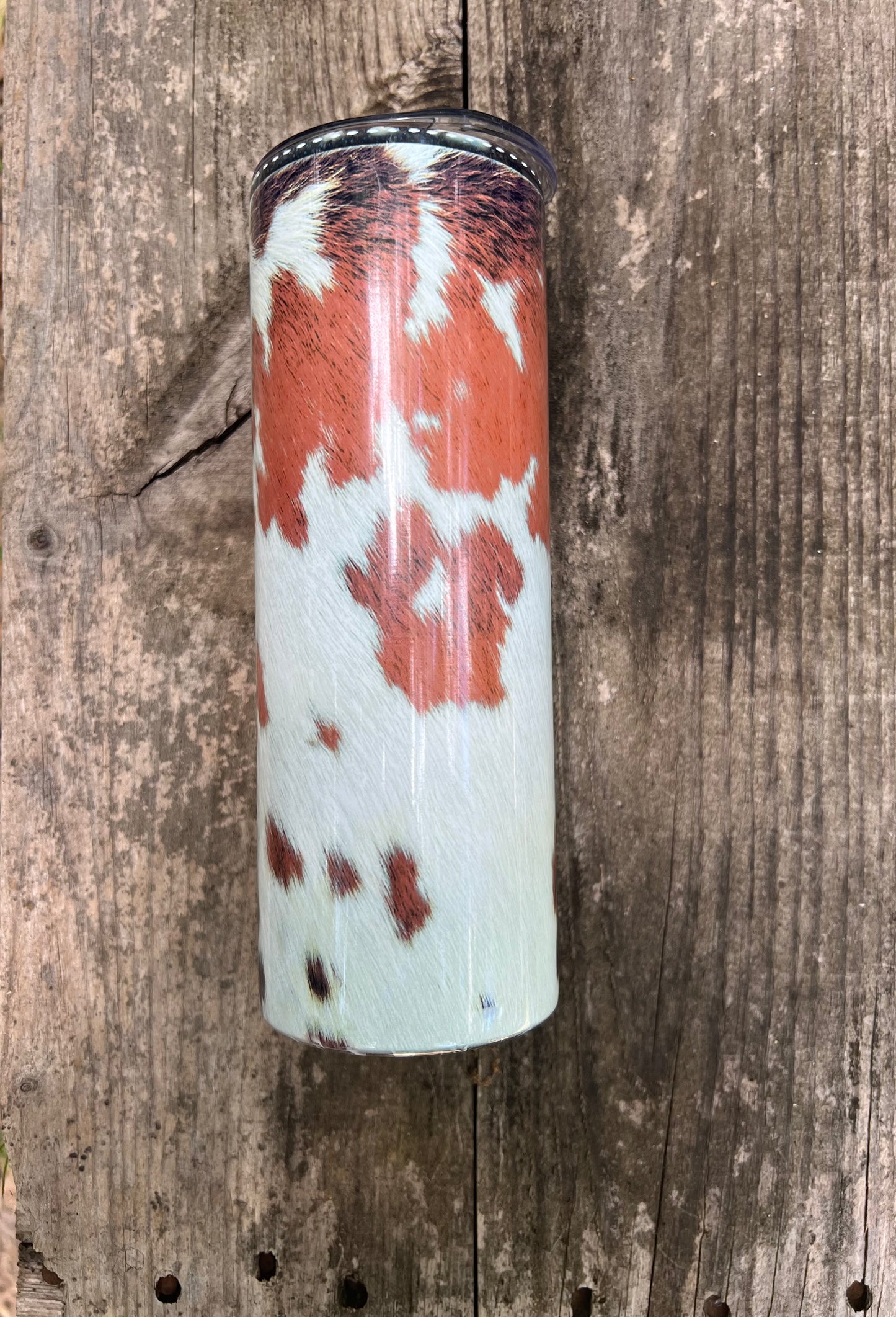 Cowhide and Leather Tumbler
