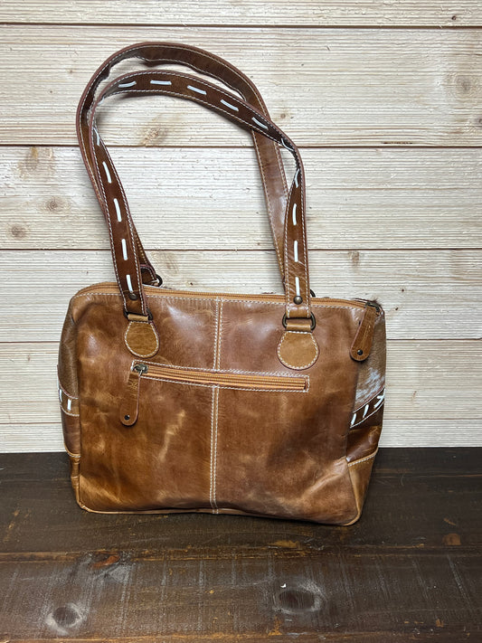 Cowhide and Leather Bag - Purse